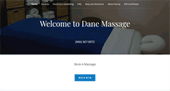 Desktop Screenshot of danemassage.com